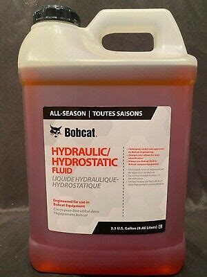 bobcat tractor hydraulic oil